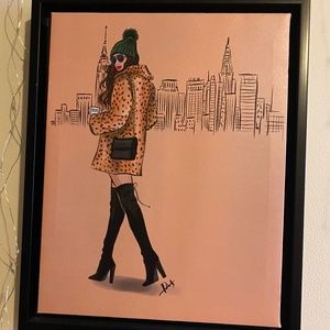 Fashion inspired wall art